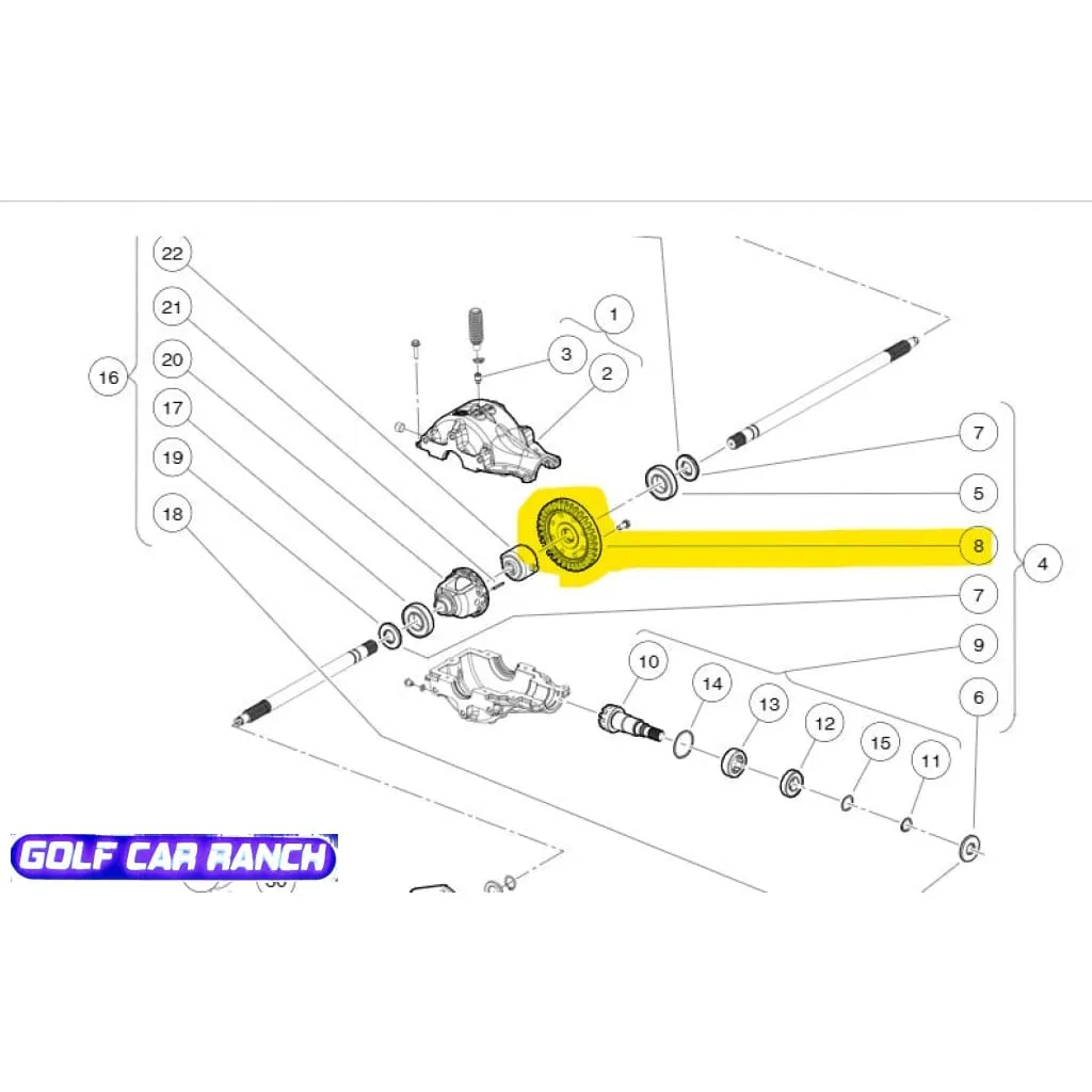 102762601 ASM, PINION W/ BEARINGS