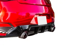 2017-2022 Infiniti Q60 3.0t Rear Diffuser [Matte Black] - KB11235MB