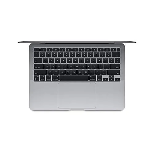 2020 Apple MacBook Air Laptop: Apple M1 Chip, 13” Retina Display, 8GB RAM, 256GB SSD Storage, Backlit Keyboard, FaceTime HD Camera, Touch ID. Works with iPhone/iPad; Space Gray with AppleCare  (3 Years)