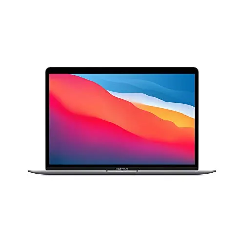 2020 Apple MacBook Air Laptop: Apple M1 Chip, 13” Retina Display, 8GB RAM, 256GB SSD Storage, Backlit Keyboard, FaceTime HD Camera, Touch ID. Works with iPhone/iPad; Space Gray with AppleCare  (3 Years)