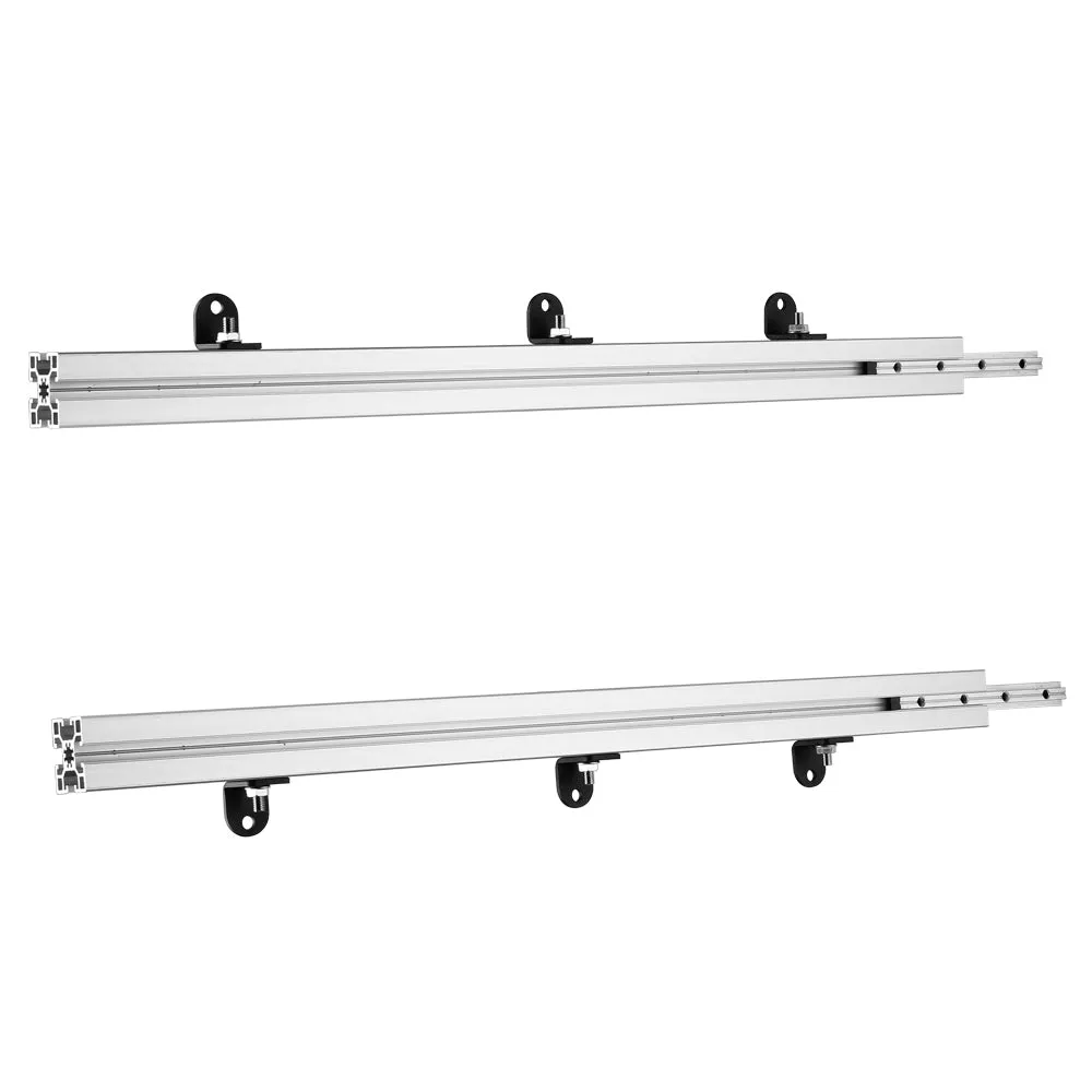 745mm Aluminum Rails for Custom Installation (Pair)