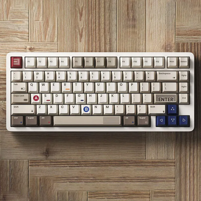 80Retros GAME 1989 GB All in Cherry Profile PBT Keycap Set 184 Keys