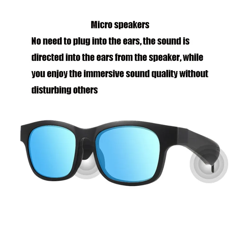 A12 Smart Bluetooth Audio Sunglasses Bluetooth Glasses(Black)