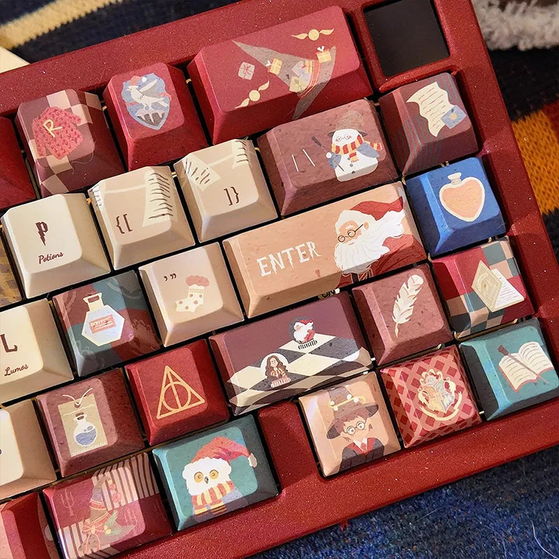 ACGAM Hogwarts Christmas Eve Keycap Set Cherry Profile 143 keys