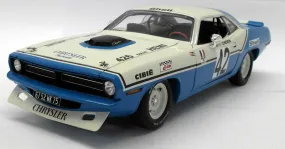 Acme 1/18 Scale Diecast - A1806102 1970 Plymouth Barracuda #42 Chrysler France