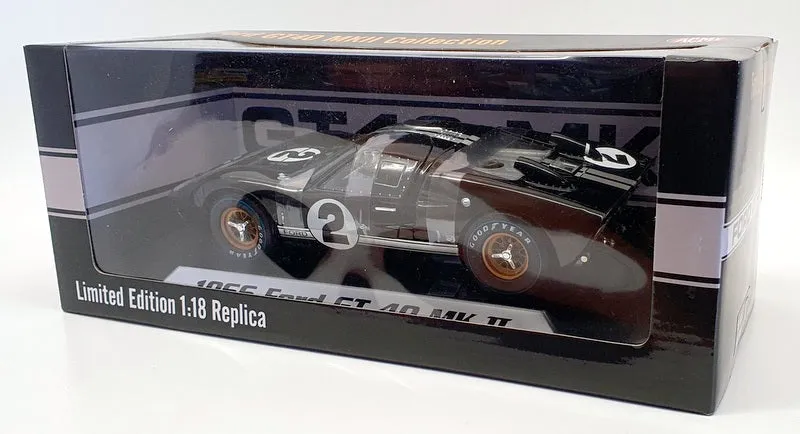 ACME 1/18 Scale Model Car SC408 - 1966 Ford GT-40 MkII #2 - Black