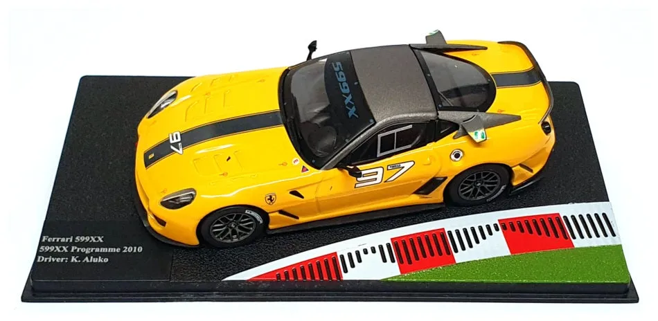 Altaya 1/43 Scale 141023A - Ferrari 599XX 599XX Programme 2010 - Yellow