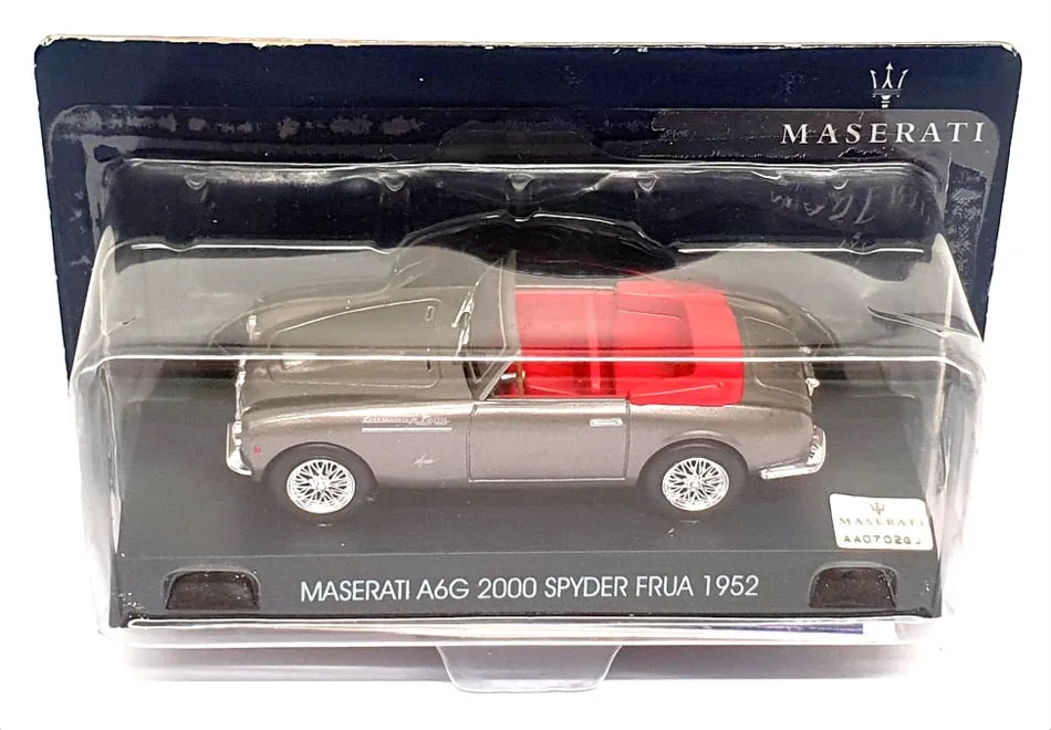 Altaya 1/43 Scale 25624A - 1952 Maserati A6G 2000 Spider Frua - Met Grey