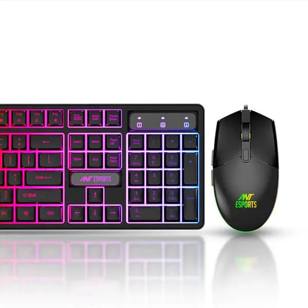 Ant Esports KM1650 Pro Gaming Keyboard and Mouse Combo (Black)