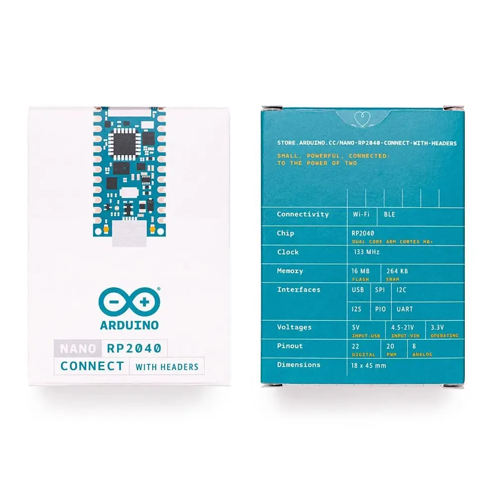 Arduino Nano RP2040 Connect w/ Headers