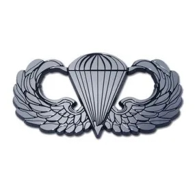 Army Paratrooper Wings Plastic with Chrome Plating Auto Emblem