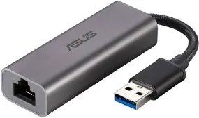 Asus USB Type-A 2.5G Base-T Ethernet Adapter with backward compatibility of 2.5G/1G/100Mbps