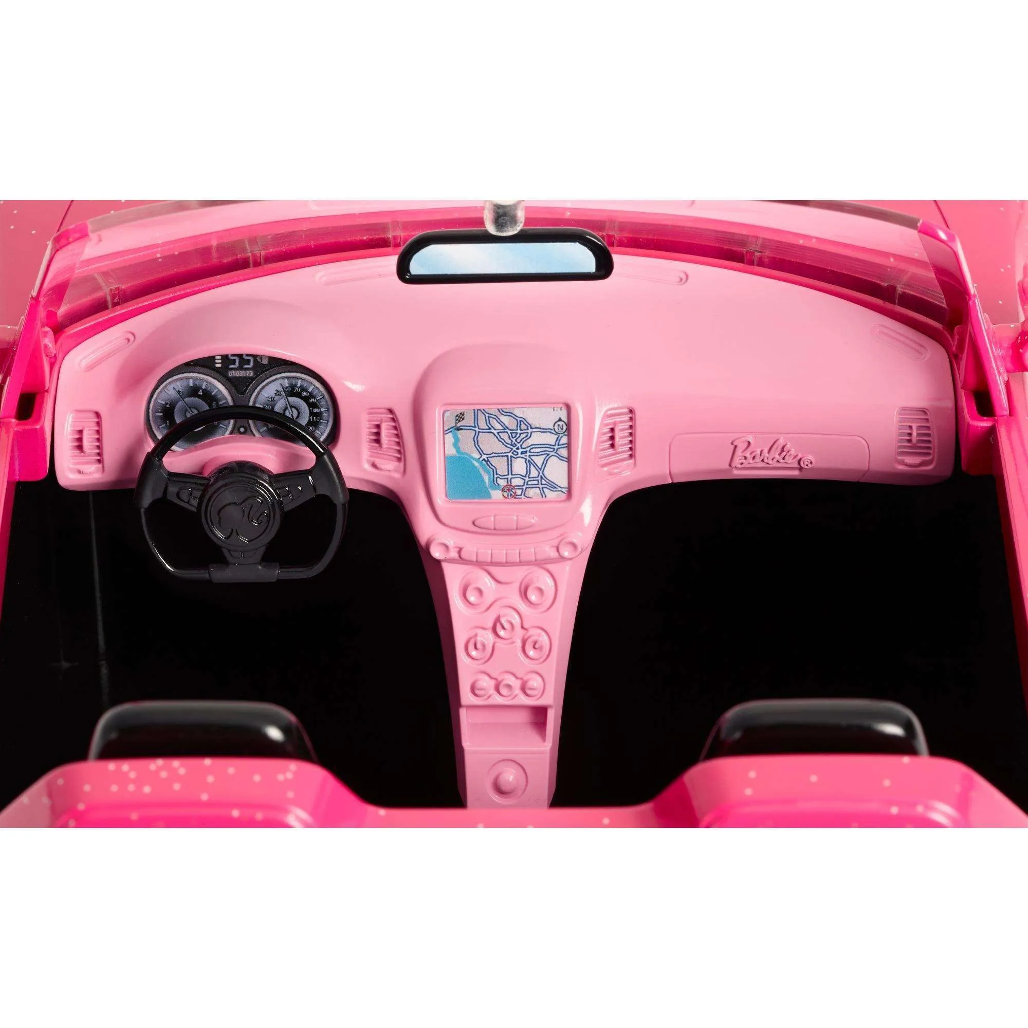 Barbie Estate Vehicle Signature Pink Convertible with Seat Belts