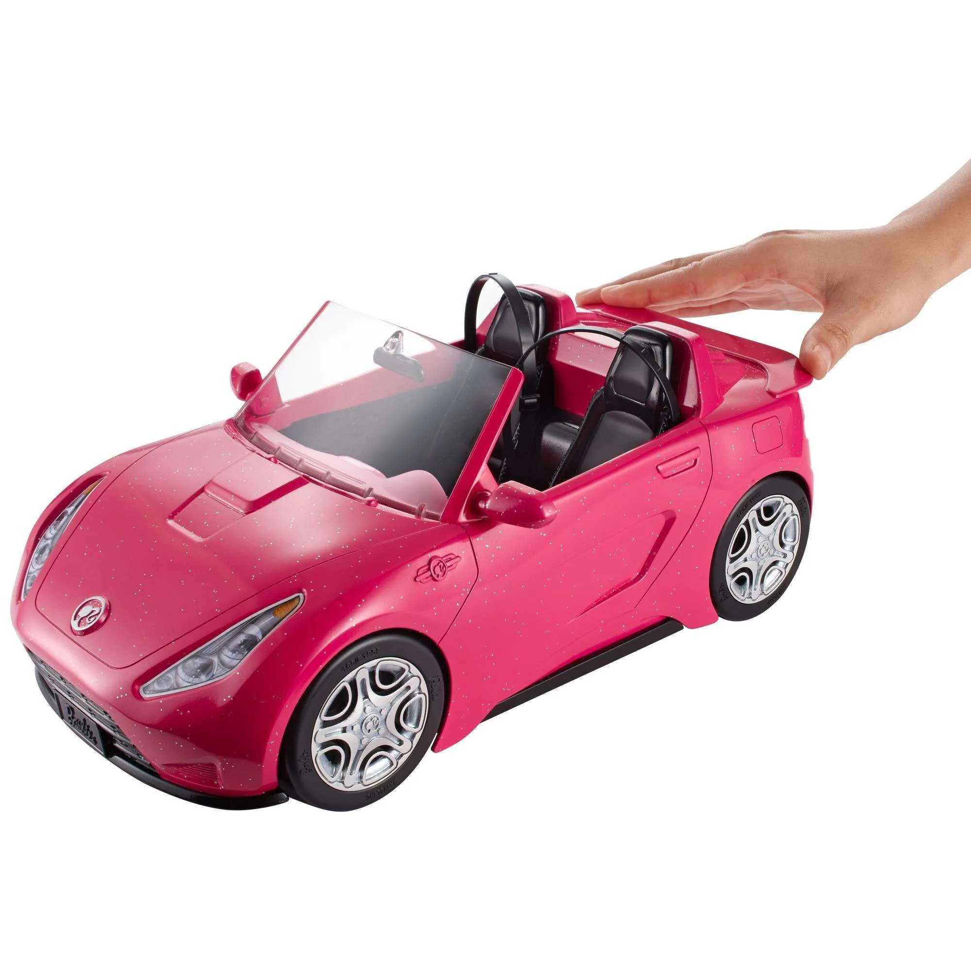 Barbie Estate Vehicle Signature Pink Convertible with Seat Belts