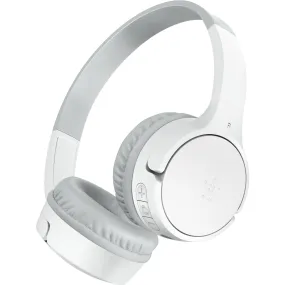 Belkin SoundForm Mini 2 Wireless On-Ear Kids Headphones (White)