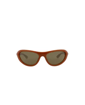 Bottega Veneta Shield-Frame Injection Sunglasses