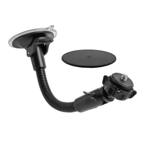 Camera Windshield Suction Car Mount with 8.5 Inch Gooseneck