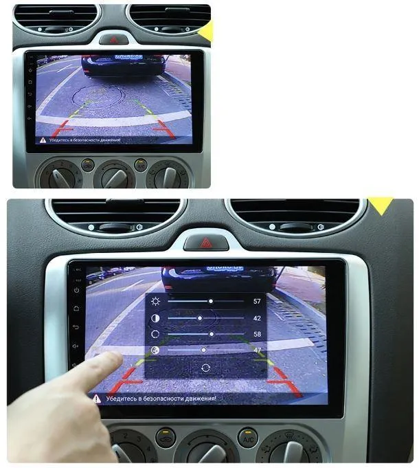 Car Dealz 9" Android 10.0 Ford Focus Mk2/Mk3 w CAM In Dash Plus OEM Fascia