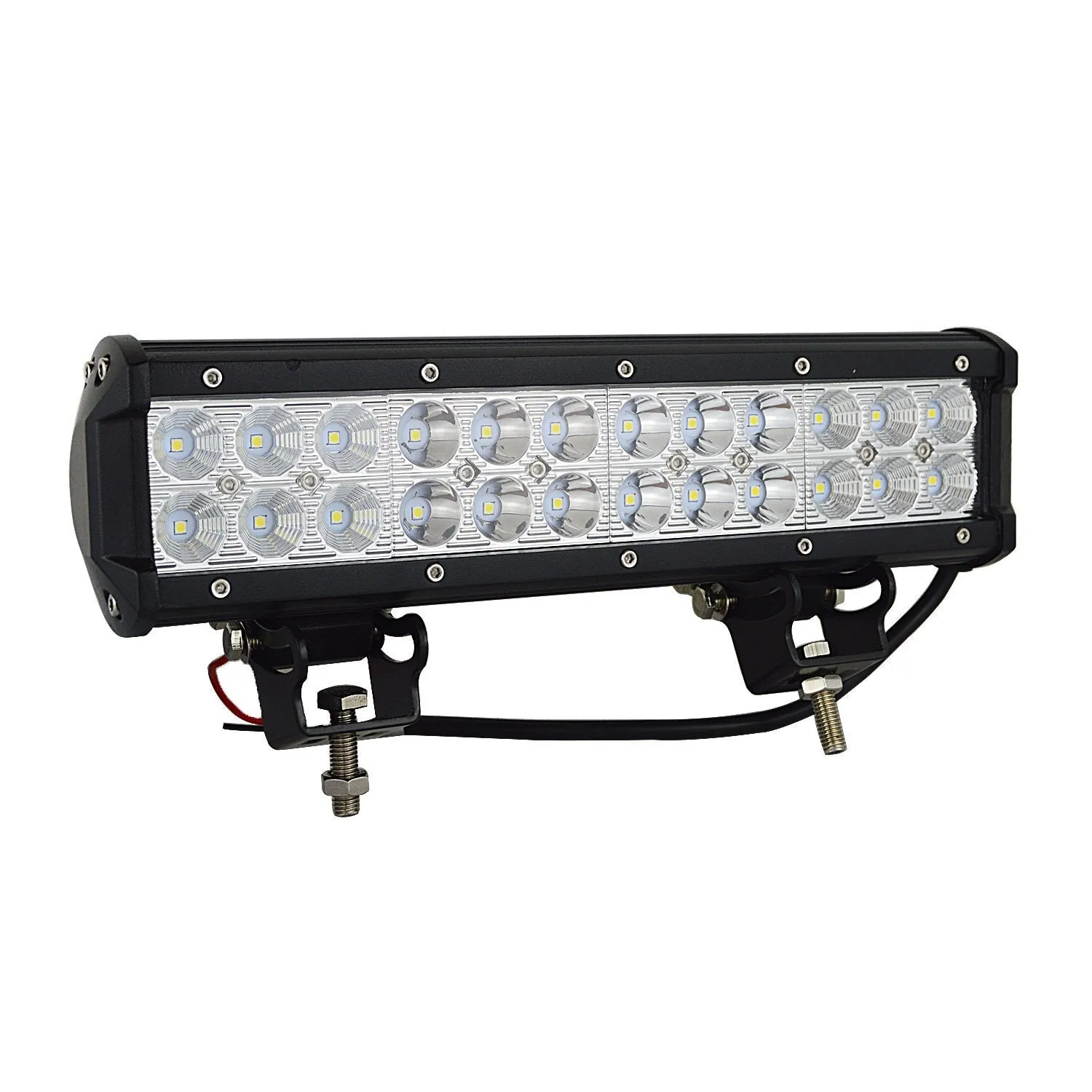 Car Light Roof Off-road Vehicle Grille 72W Double Row Super Bright