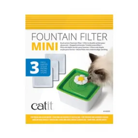 Catit 2.0 Senses Flower Water Fountain Mini Filters 3pk