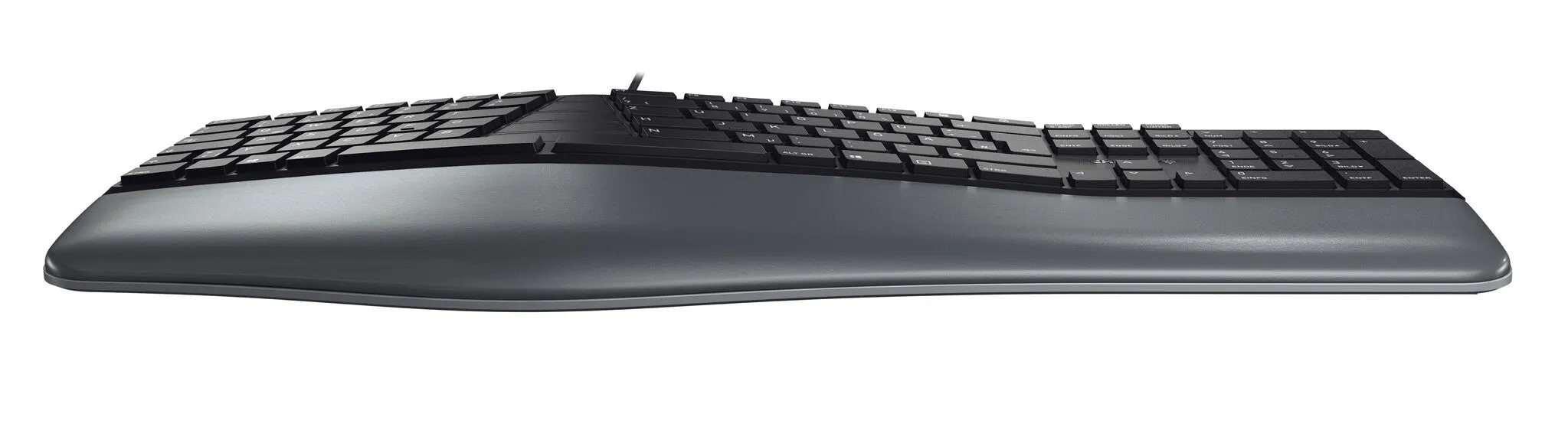 CHERRY KC 4500 ERGO Corded Ergonomic Keyboard, Black, USB (QWERTY - UK)