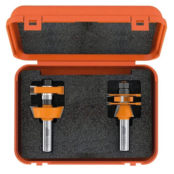 CMT Adjustable Rail and Stile Door Shaker Router Bit Set Carbide Tipped