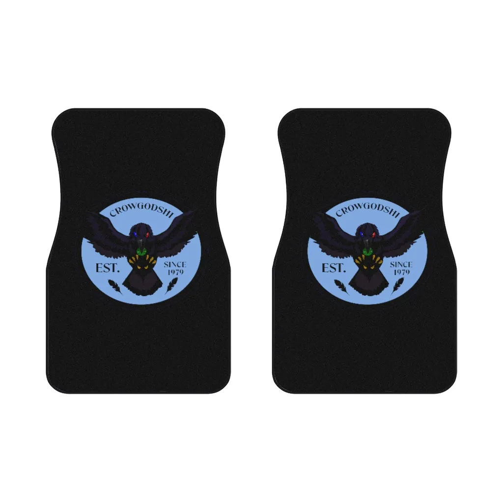 Crowgodshi Car Mats (2x Front), CAROLINA BLUE