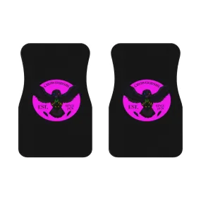 Crowgodshi Car Mats (2x Front), PINK