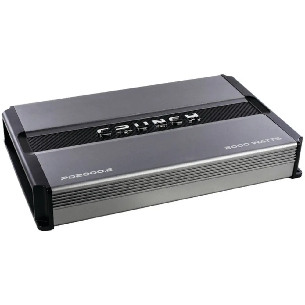 Crunch PD 2000.2 POWER DRIVE 2-Channel Bridgeable Class AB Amp (2,000 Watts max)