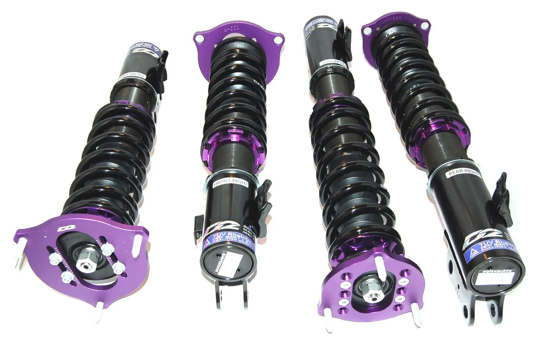 D2 Racing RS Coilovers Toyota MR2 Spyder MRS (00-06) w/ Front Camber Plates