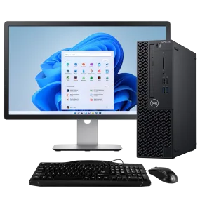 Dell OptiPlex 5060 Intel i5, 8th Gen SFF Desktop PC with 23" Monitor