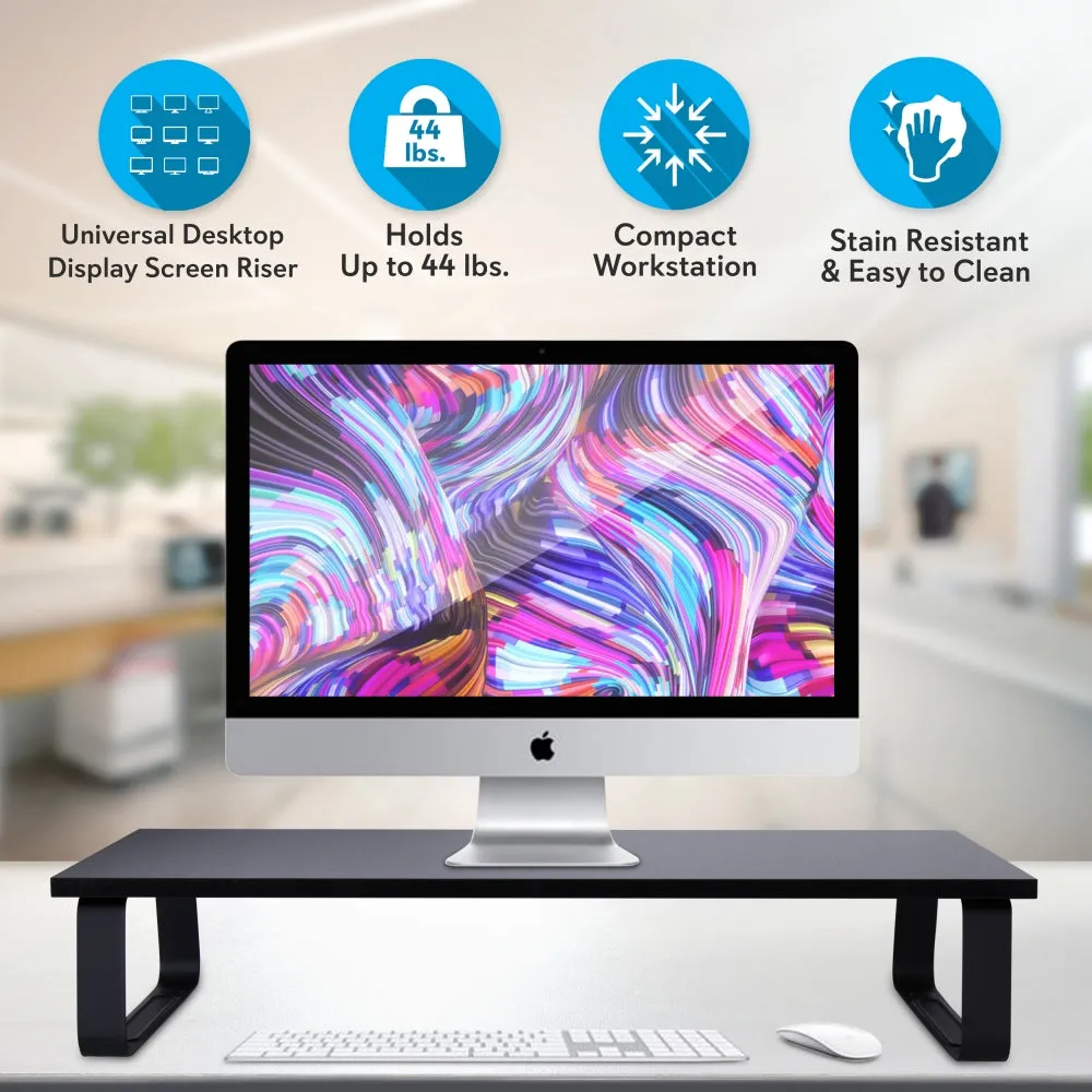 Desktop Monitor Riser Desk Stand - Laptop & Computer Display Monitor Stand