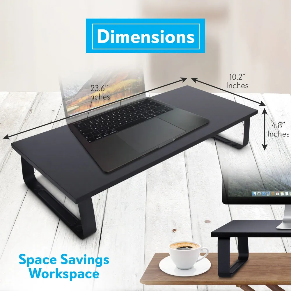 Desktop Monitor Riser Desk Stand - Laptop & Computer Display Monitor Stand