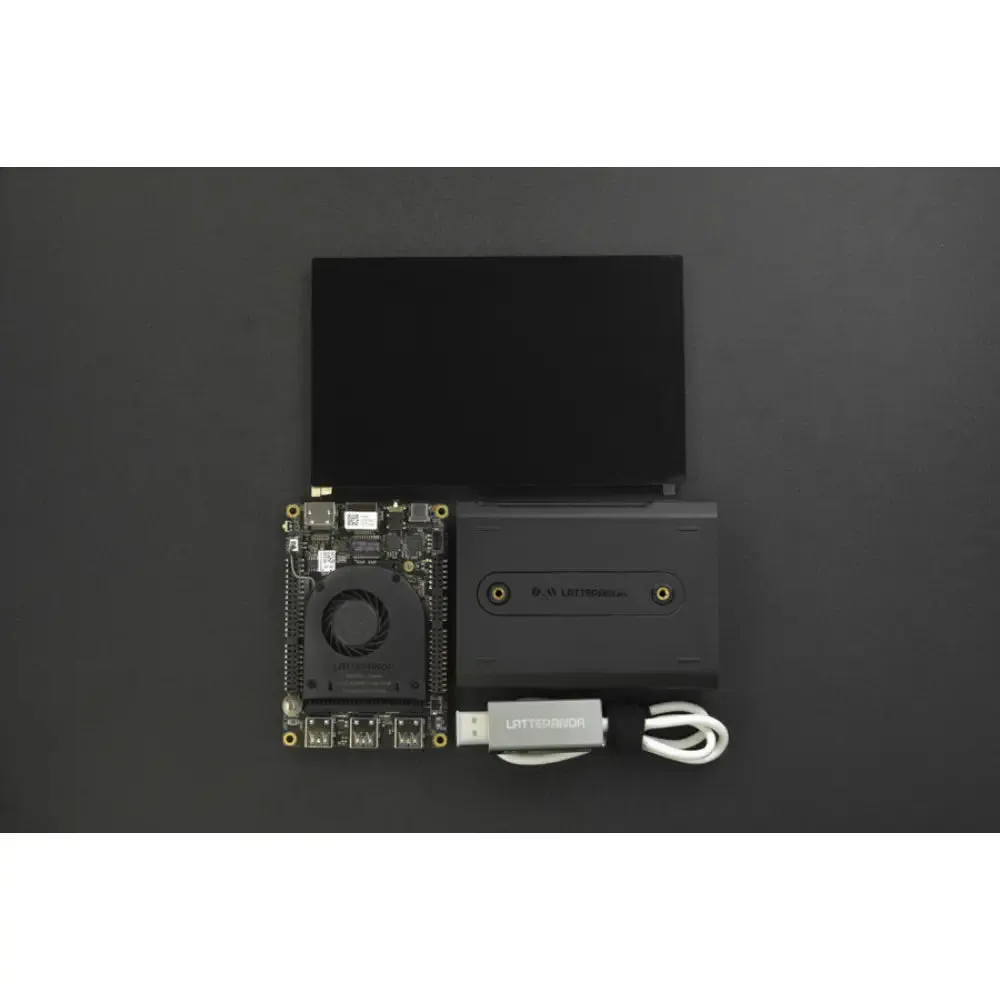 DFRobot LattePanda 2 Alpha 800s w/ Titan Case, Streaming Cable & Touch Display