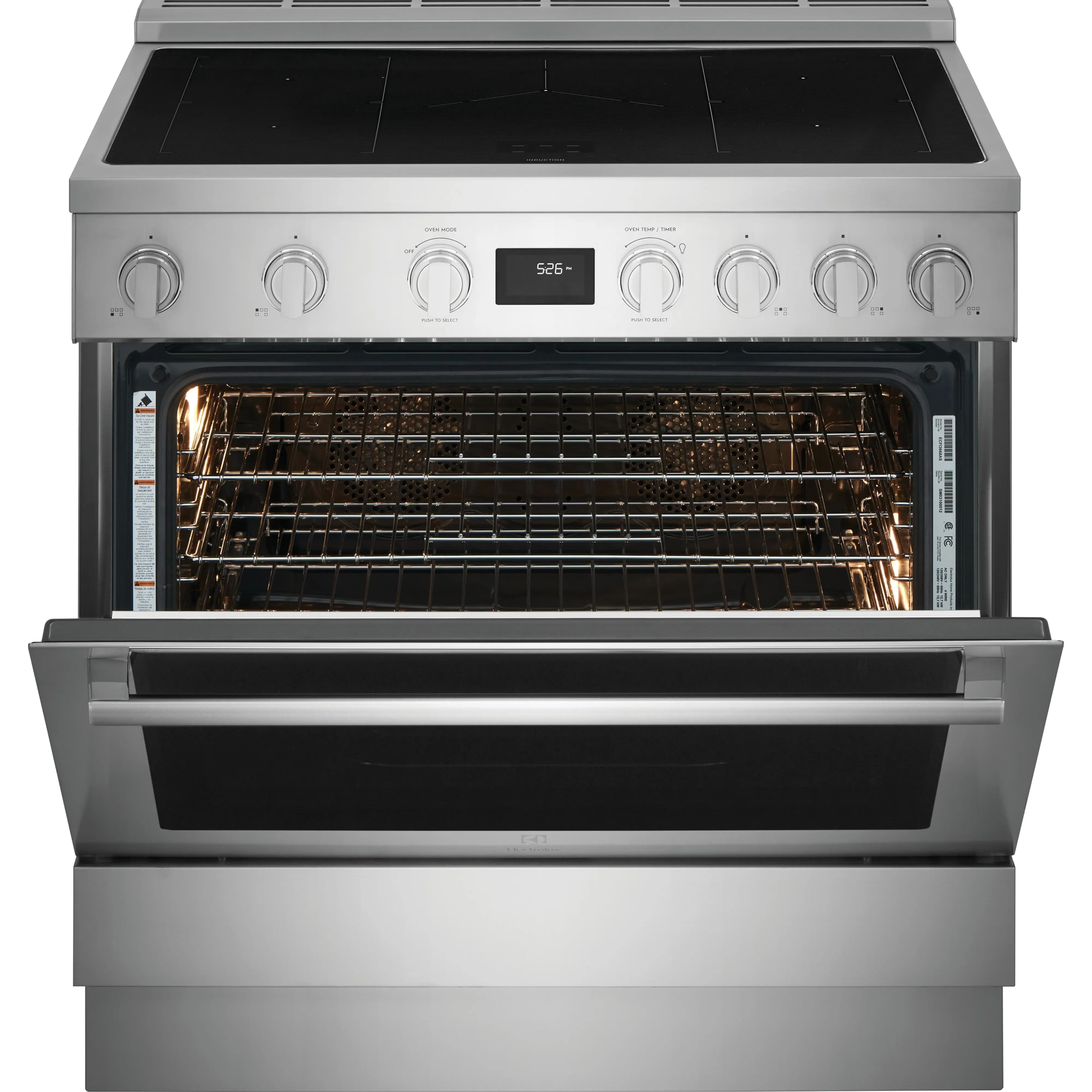 Electrolux 36-inch Freestanding Electric Induction Range ECFI3668AS