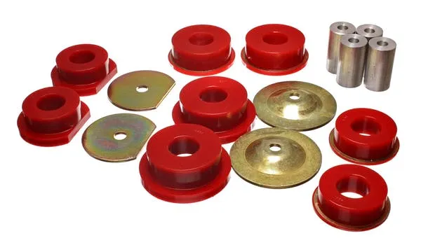 Energy Suspension Rear Sub-Frame Bushing Set Dodge Charger (06-14) Red or Black