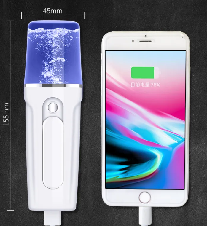 Facial Moisturizing Facial Beauty Apparatus With USB Charging Battery Bank