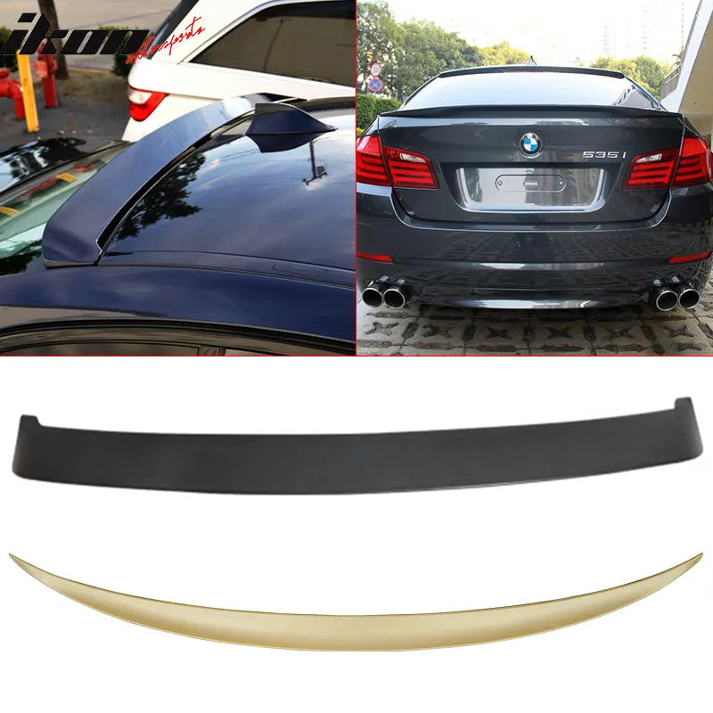 Fits BMW F10 5-Series 11-16 Roof   Trunk Spoiler ABS Combo