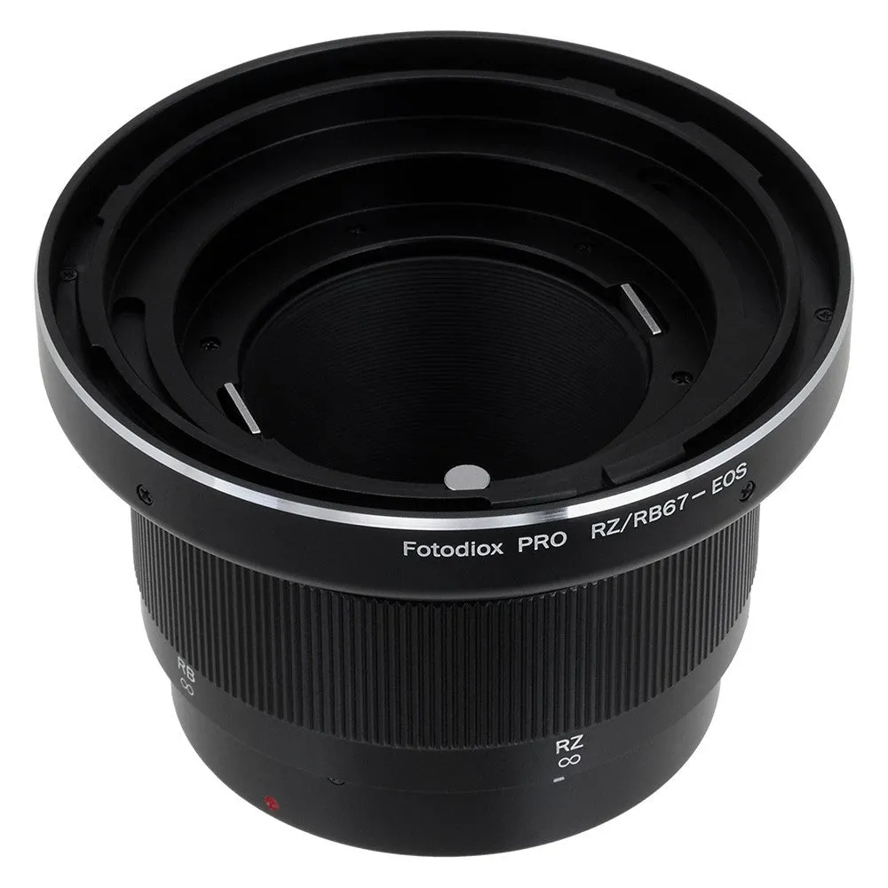 Fotodiox Pro Lens Mount Adapter - Mamiya RB67/RZ67 Mount Lens to Canon EOS (EF, EF-S) Mount SLR Camera Body with Built-In Focusing Helicoid