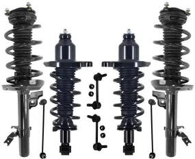 Front & Rear Complete Struts & Links For Honda Ridgeline 17-21 All Wheel Drive