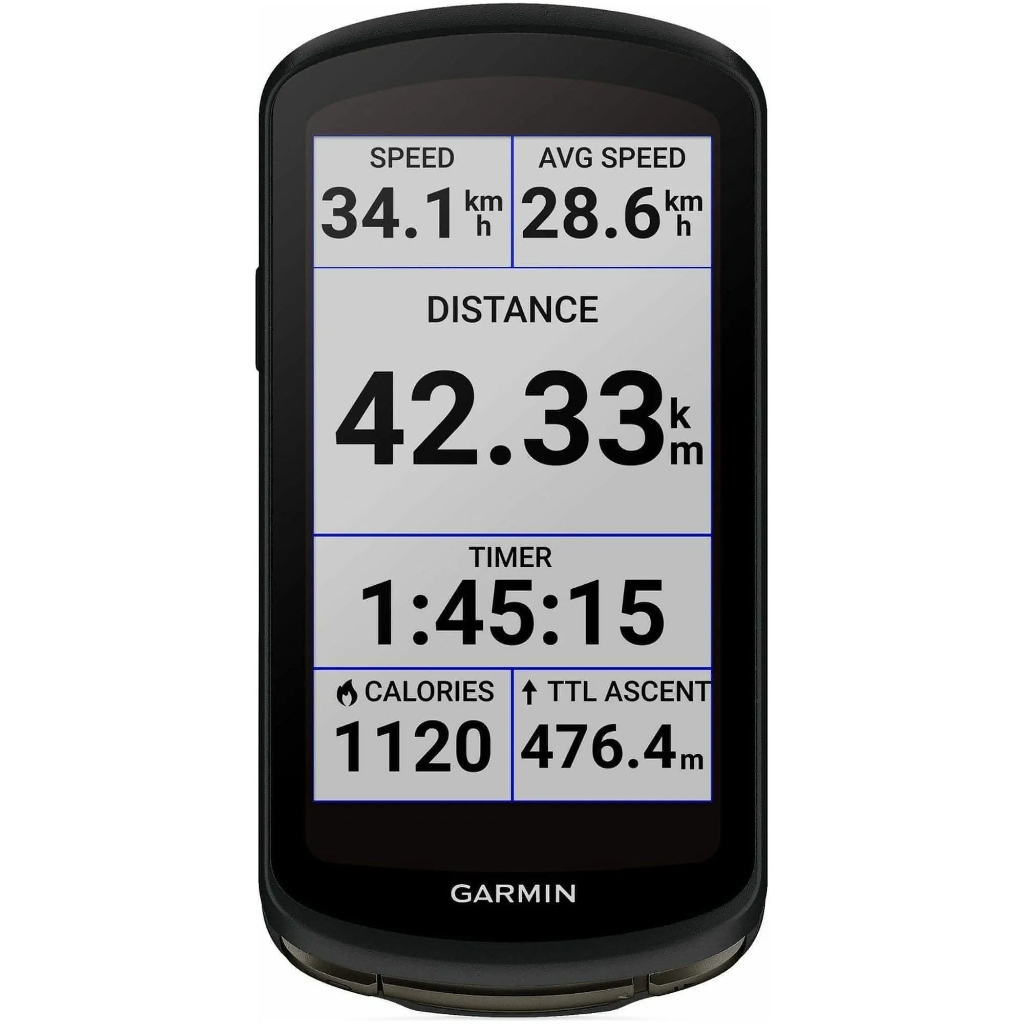 Garmin Edge 1040 Solar GPS Cycling Computer - Black