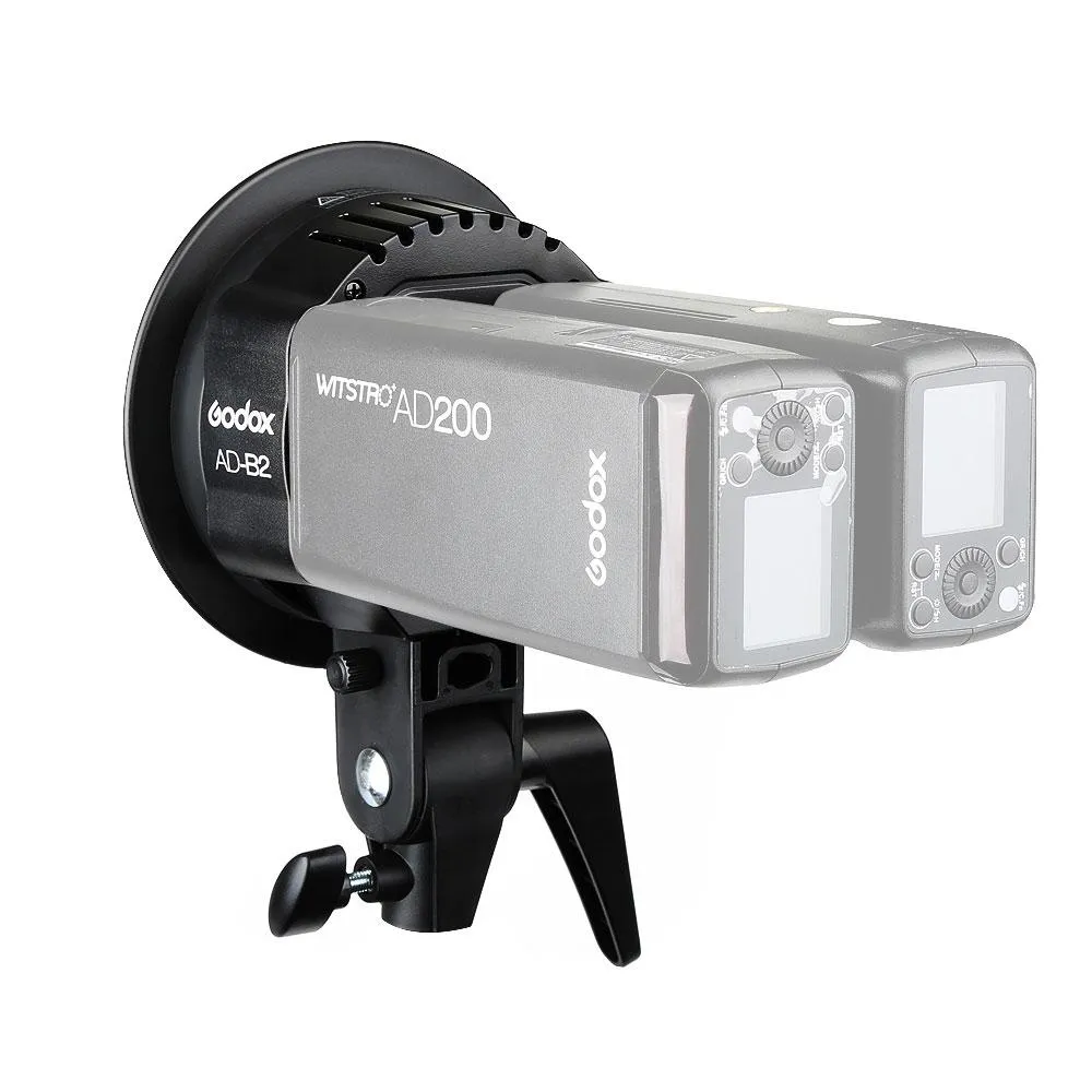 Godox AD-B2 Dual Power Head Flash Studio Speedlite Bracket for Witstro AD200 (Bowens)