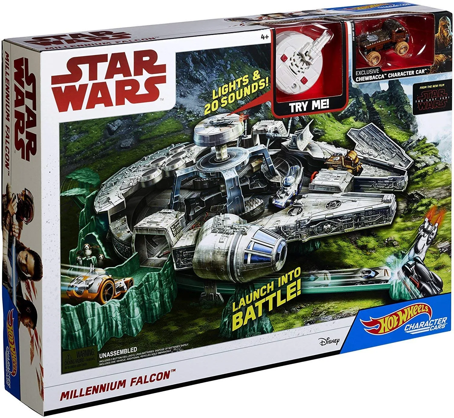 Hot Wheels Star Wars Millennium Falcon Playset