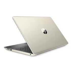 HP 15-db0092wm Notebook 15.6" HD A4-9125 2.3GHz 4GB RAM 500GB HDD Win 10 Home Pale Gold