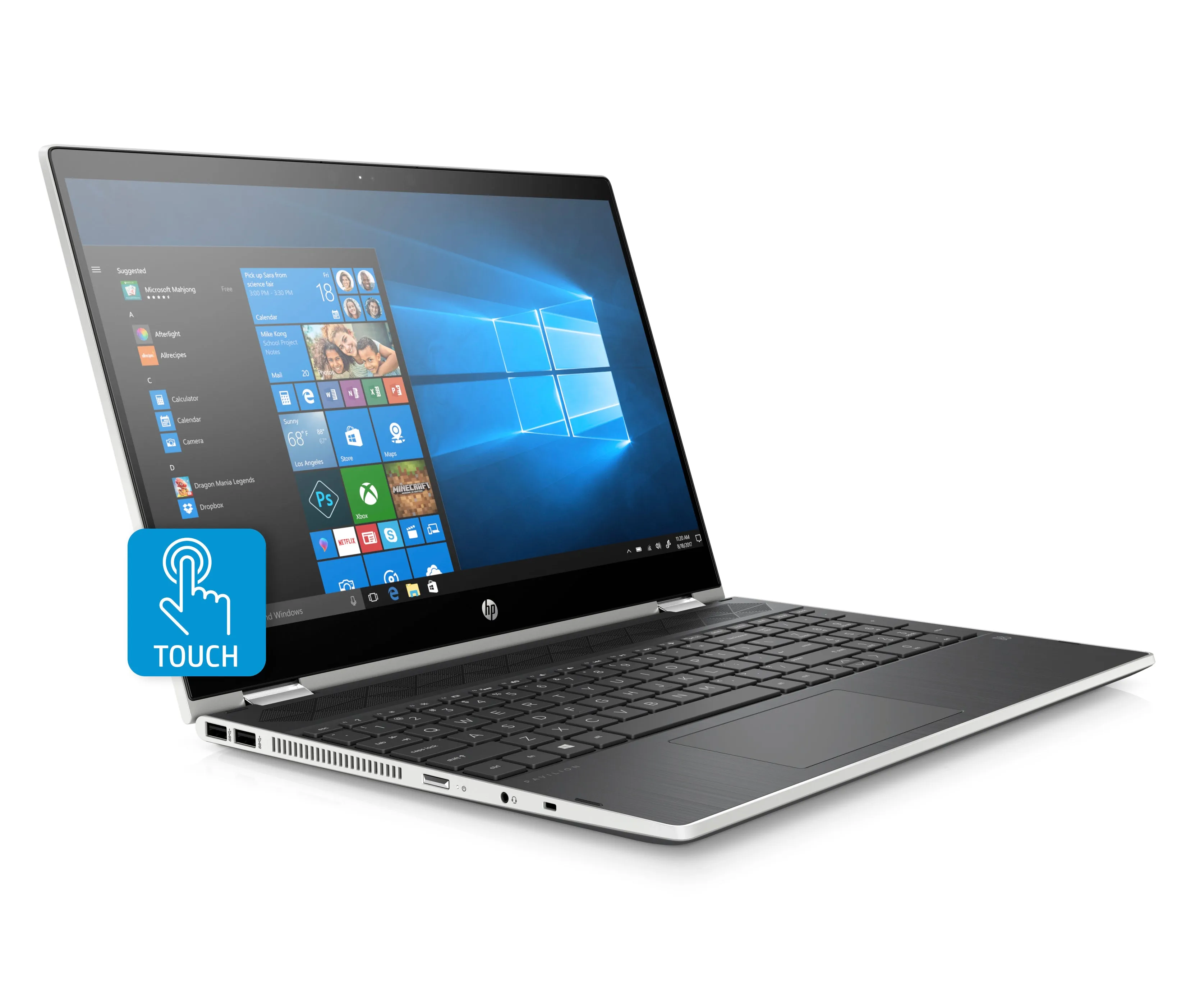 HP Pavilion 15-cr0037wm X360, 15.6" FHD Touschscreen, Intel i3-8130U, 4GB RAM, 16GB SSD, 1TB HDD, WIN 10HP Pavilion 15-cr0037wm X360, 15.6" FHD Touschscreen, Intel i3-8130U, 4GB RAM, 16GB SSD, 1TB HDD, WIN 10