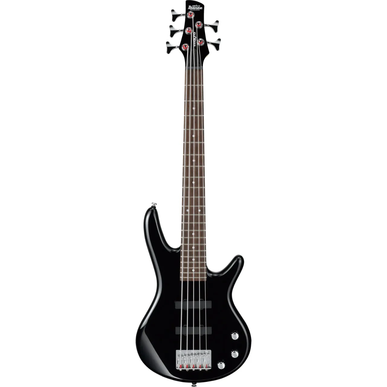 Ibanez GSRM25BK Gio SR MiKro Short Scale 5 String Electric Bass Guitar (Black)