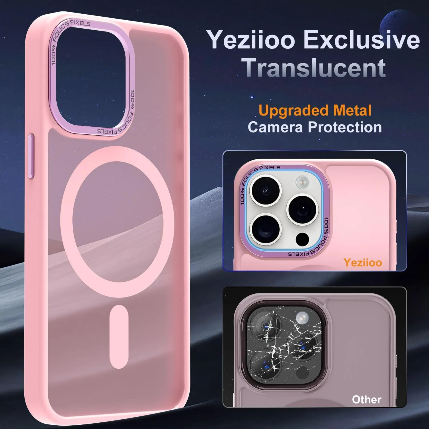 iPhone 15 Pro Case Slim & Tough Pocket-Friendly Translucent Phone Case