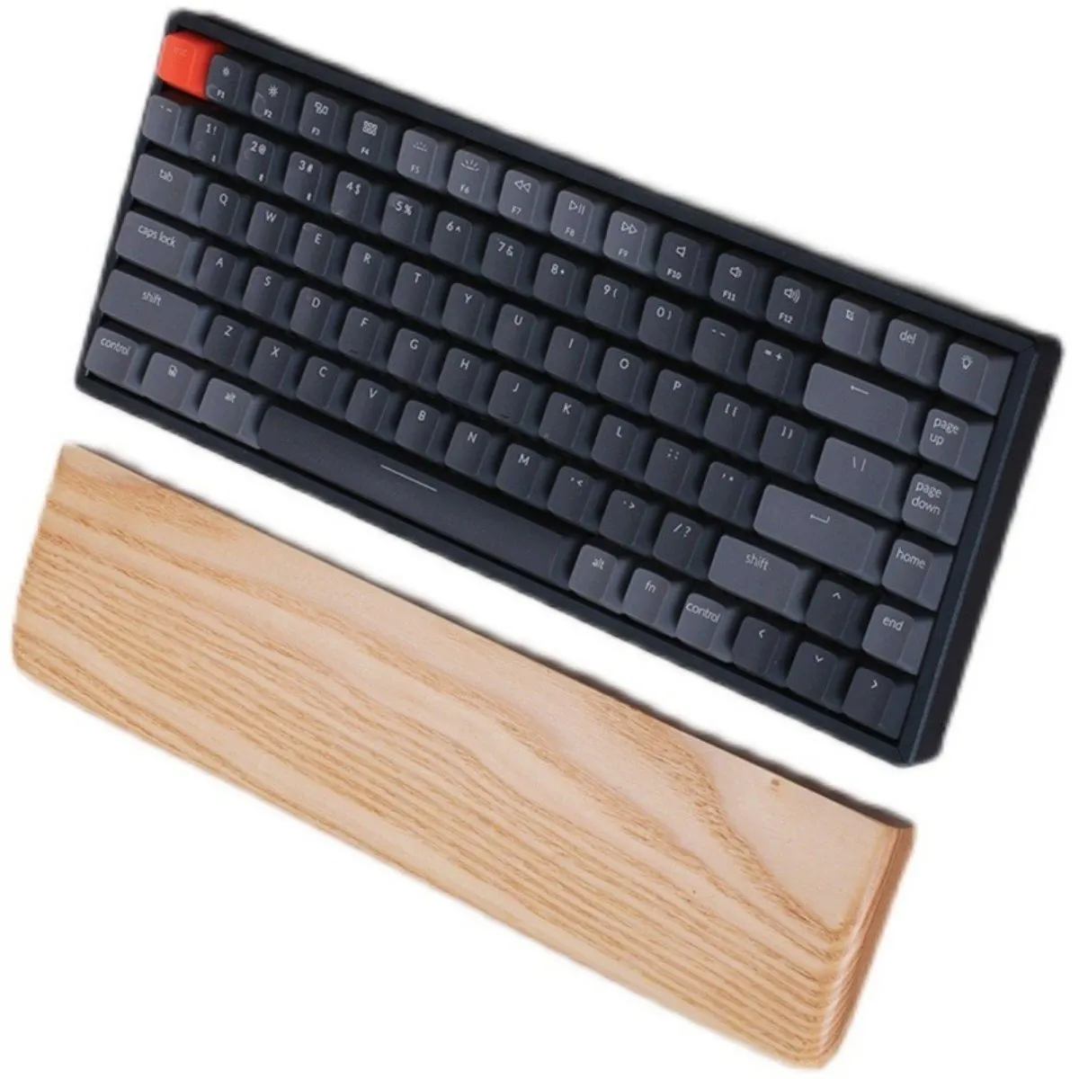 Keyboard Wrist Rest Ash Wood