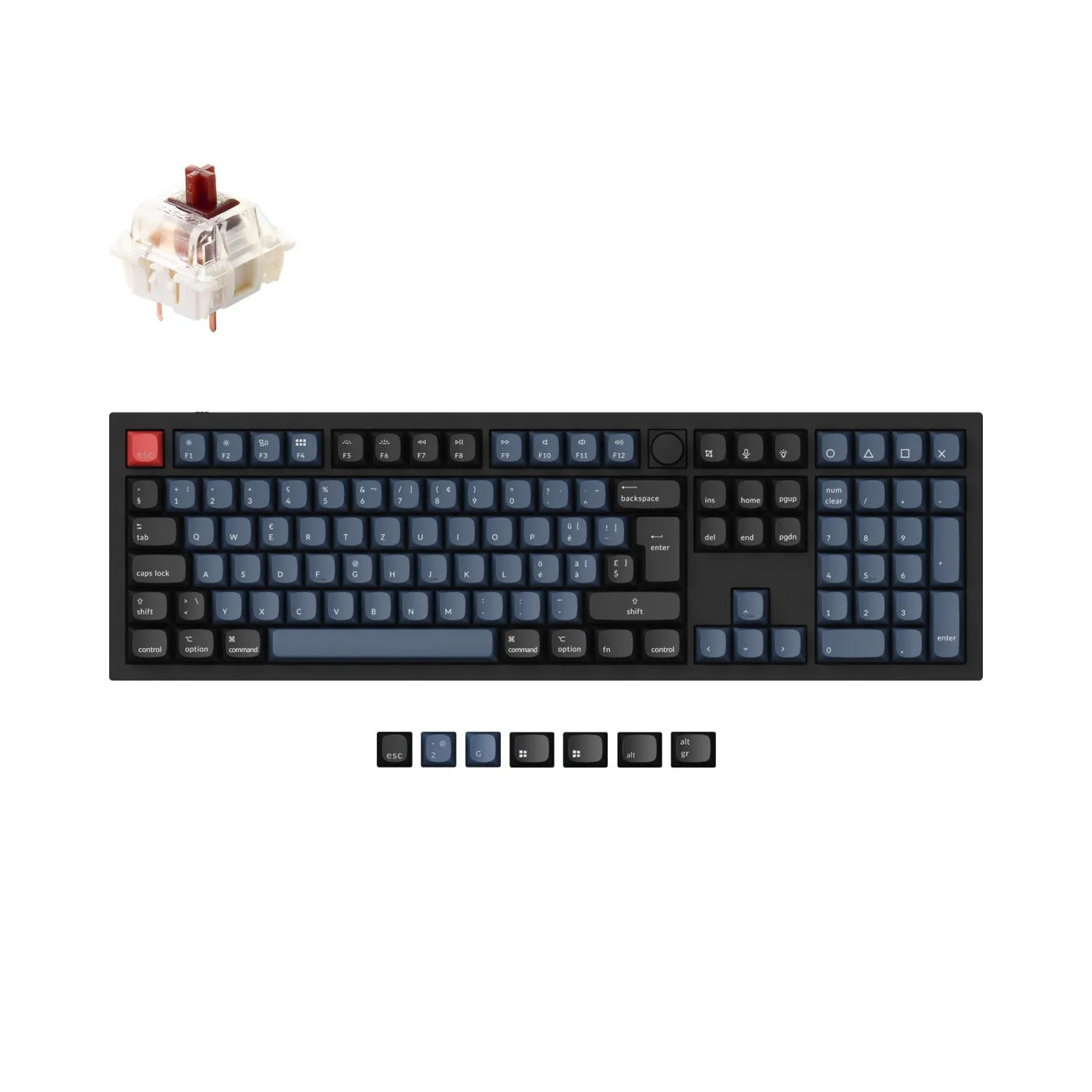 Keychron Q6 QMK Custom Mechanical Keyboard ISO Layout Collection