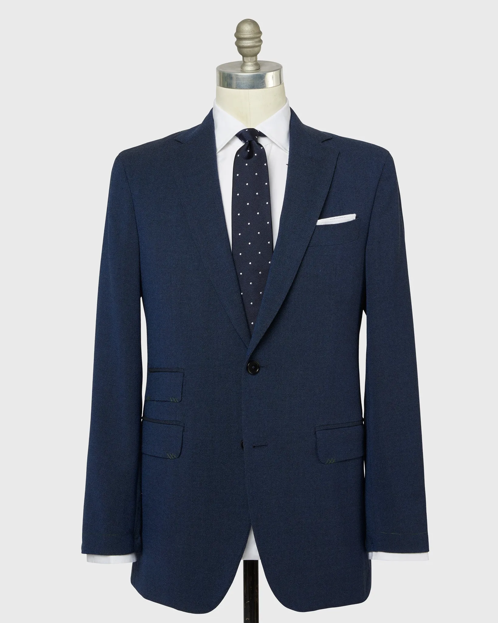 Kincaid No. 2 Jacket in Atlantic Wool Quattro Hopsack